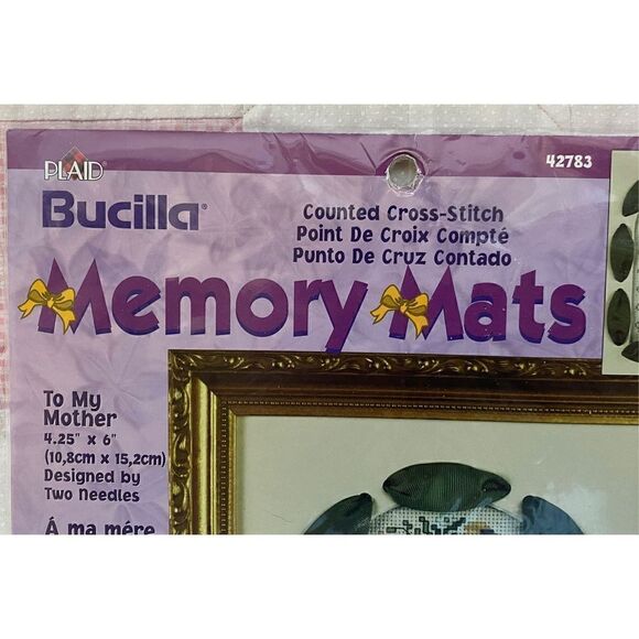 Bucilla Vintage 2001 “TO MY MOTHER” Beautiful Counted Cross-Stitch Kit - Picture 6 of 12